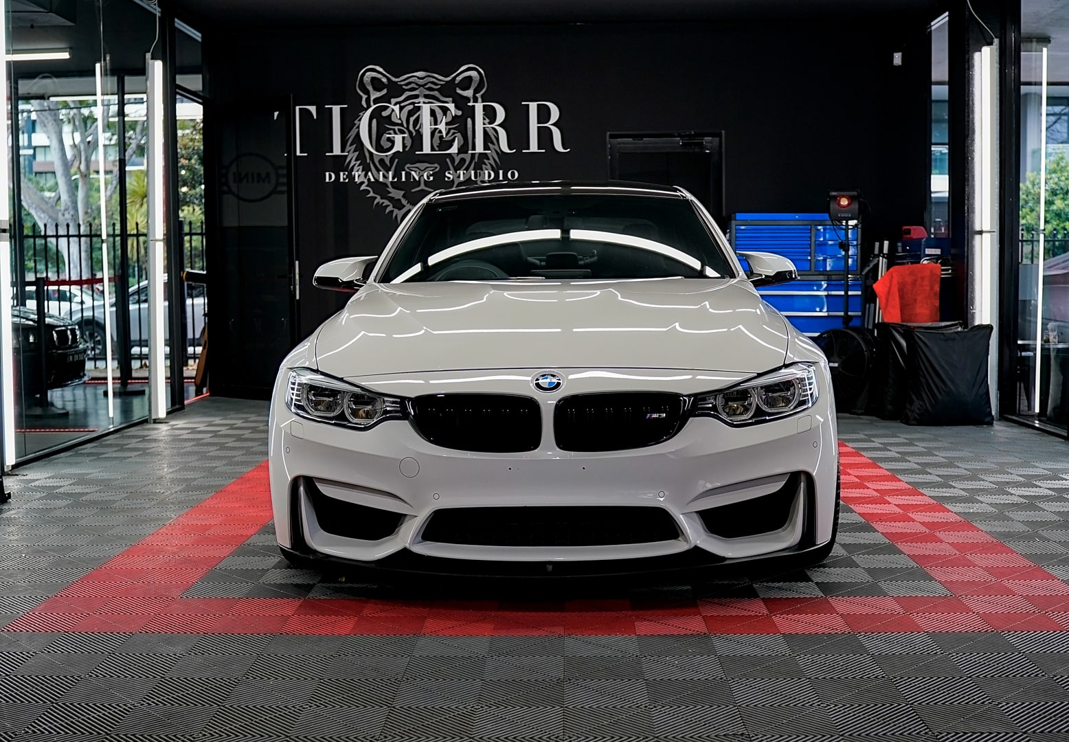 bmw paint protection firlm ceramic coating dry ice blasting sydney tigerr detailing studio