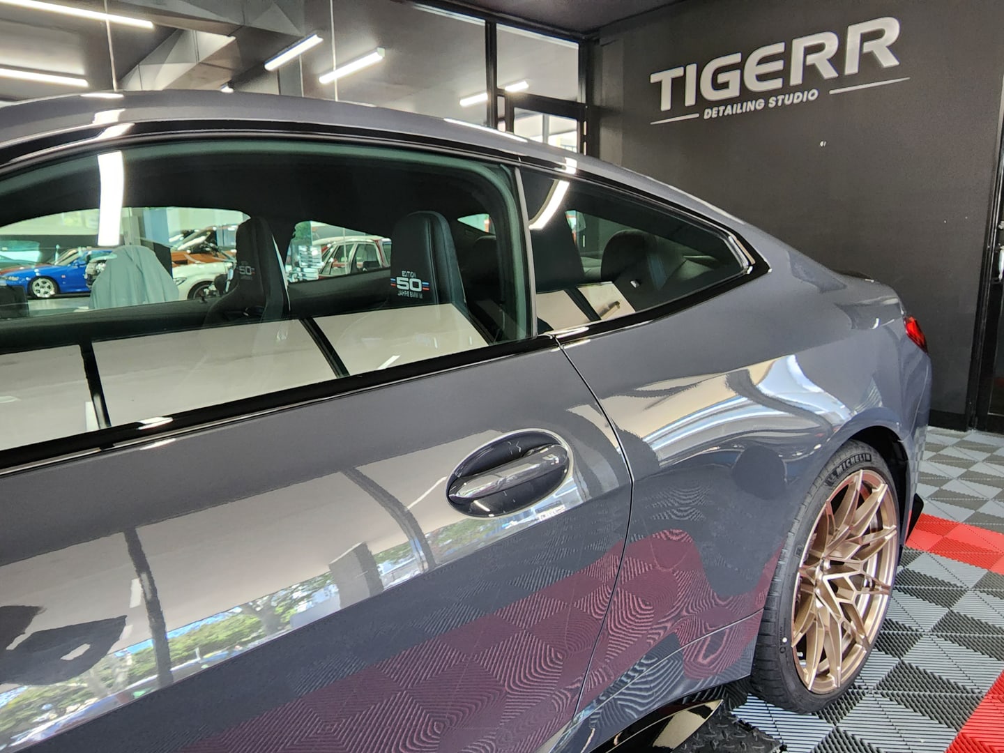 bmw paint protection firlm ceramic coating dry ice blasting sydney tigerr detailing studio