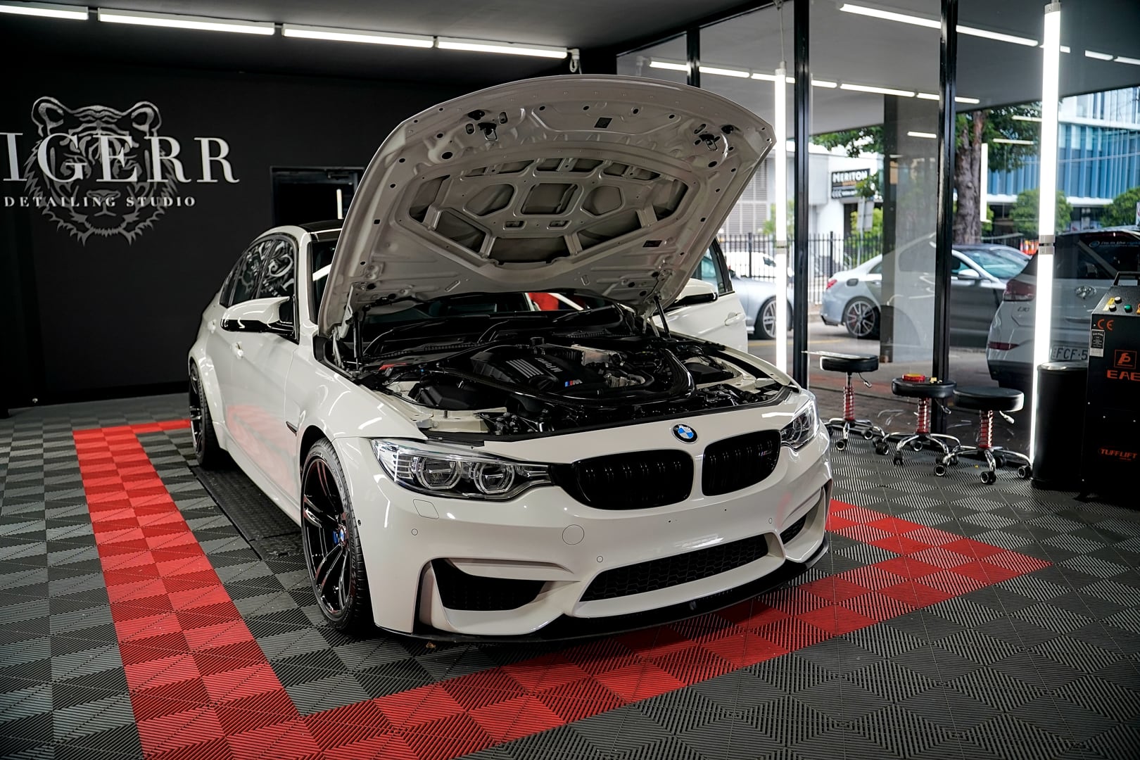 bmw paint protection firlm ceramic coating dry ice blasting sydney tigerr detailing studio