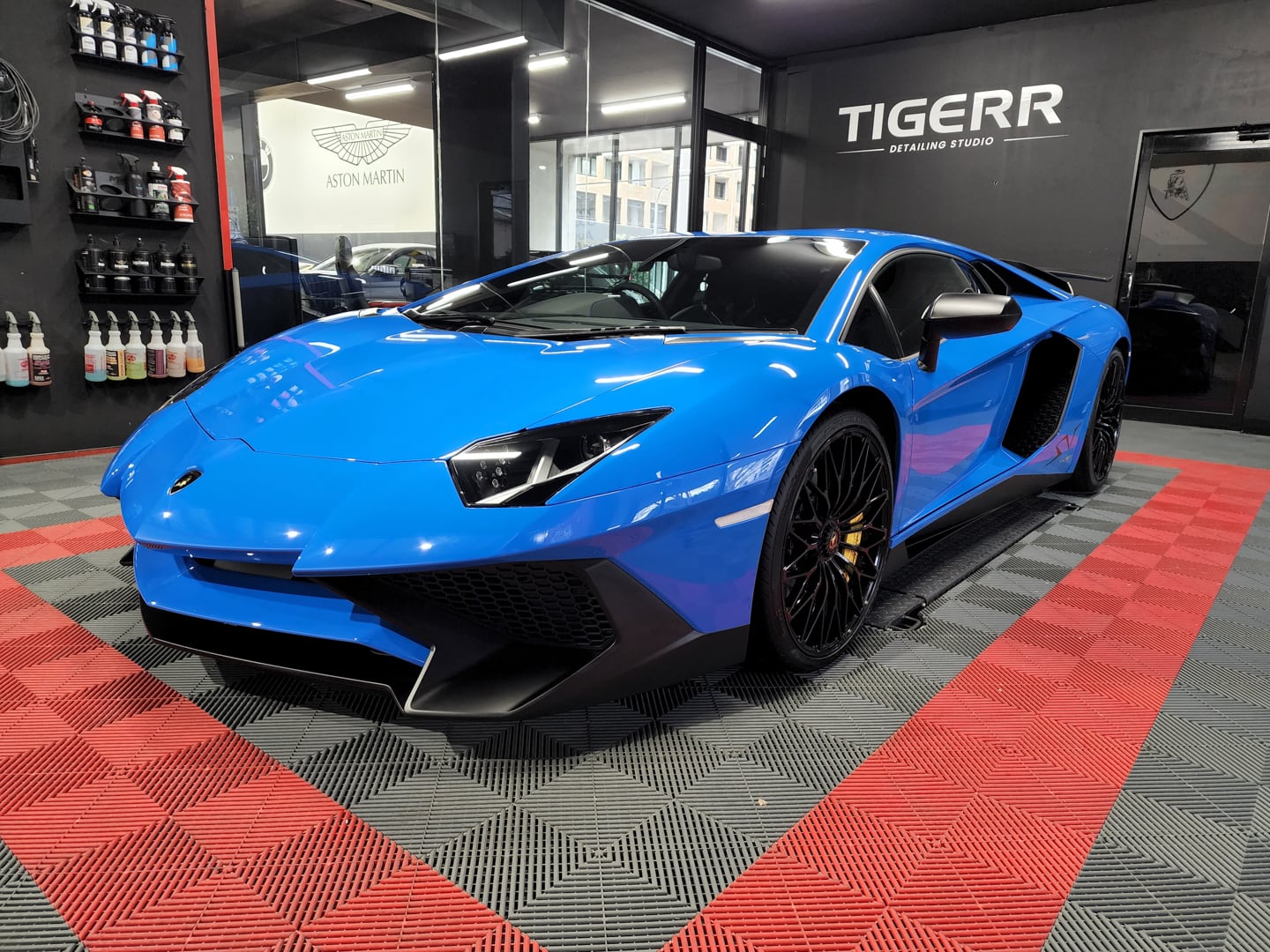 lamborghini paint protection film ceramic coating dry ice blasting sydney tigerr detailing studio