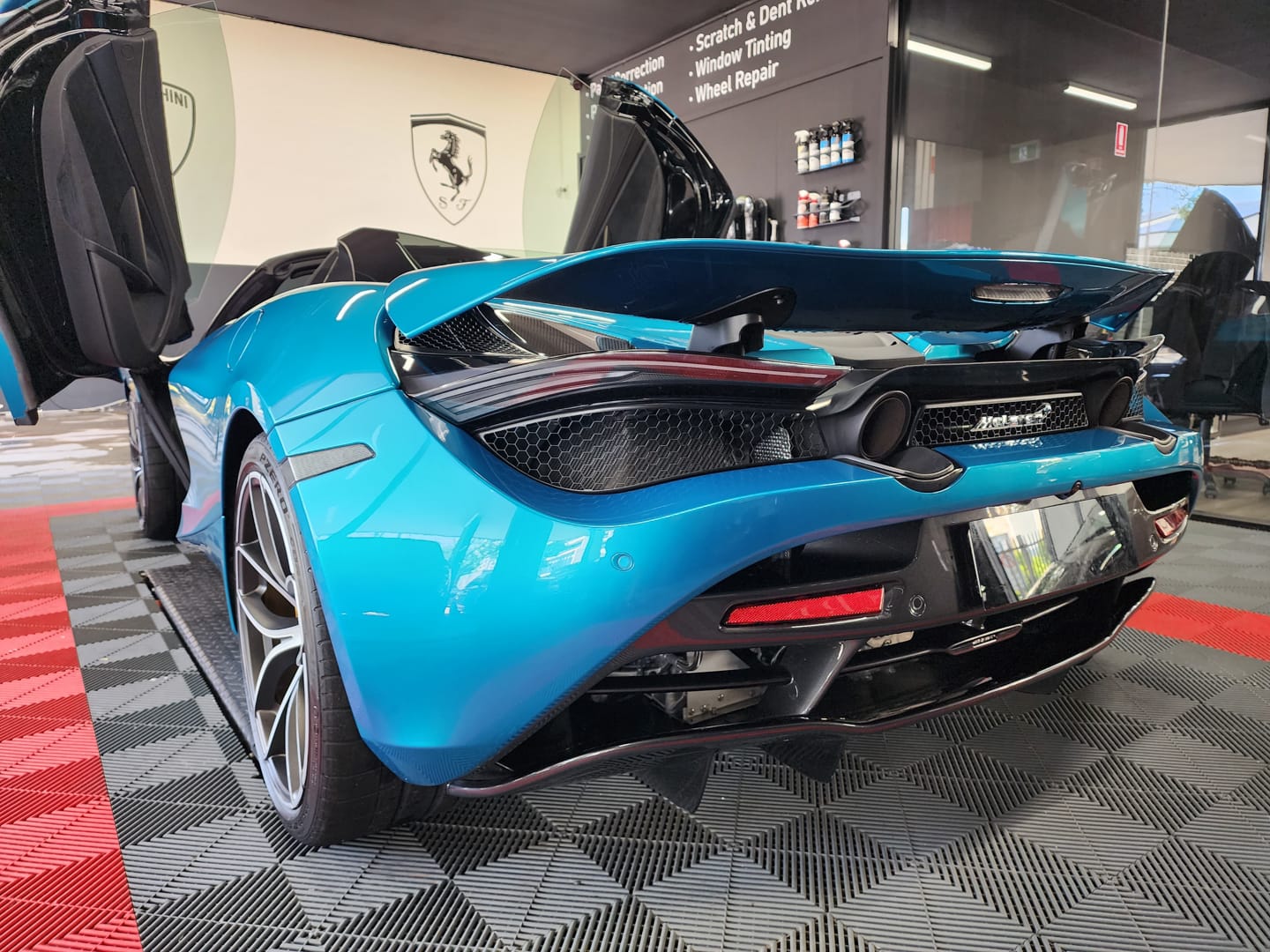 mclaren paint protection film ceramic coating dry ice blasting sydney tigerr detailing studio