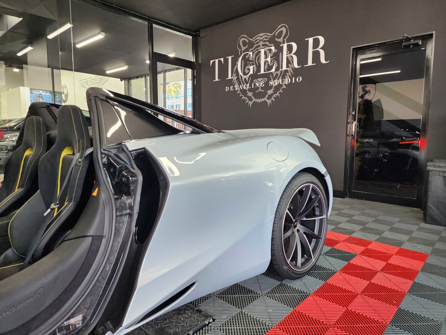 mclaren paint protection film ceramic coating dry ice blasting sydney tigerr detailing studio