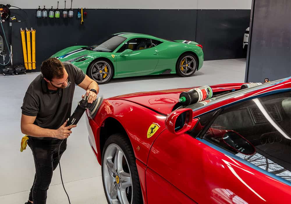 ferrari ceramic coating sydney tigerr detailing